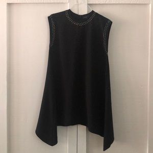 Rachel Zoe black sleeveless dress